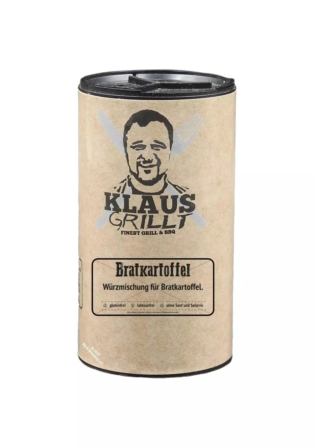 Klaus grillt, Bratkartoffel Würzer, 120g Streuer