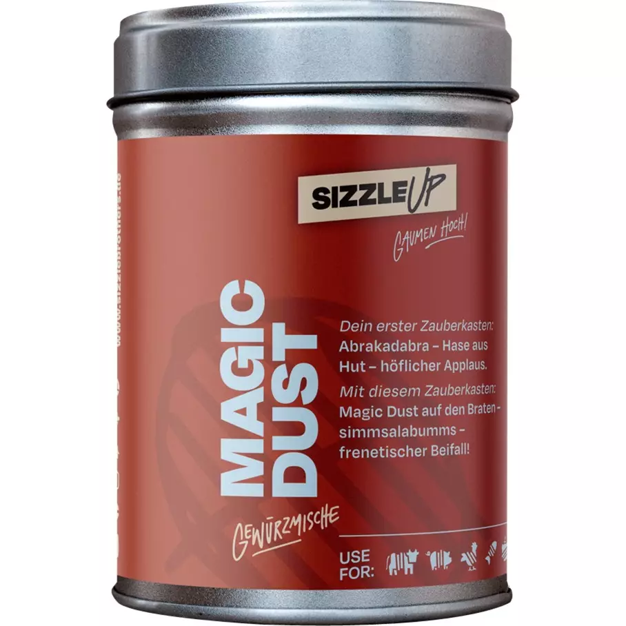 Sizzle Brothers, Magic Dust, 140g Dose
