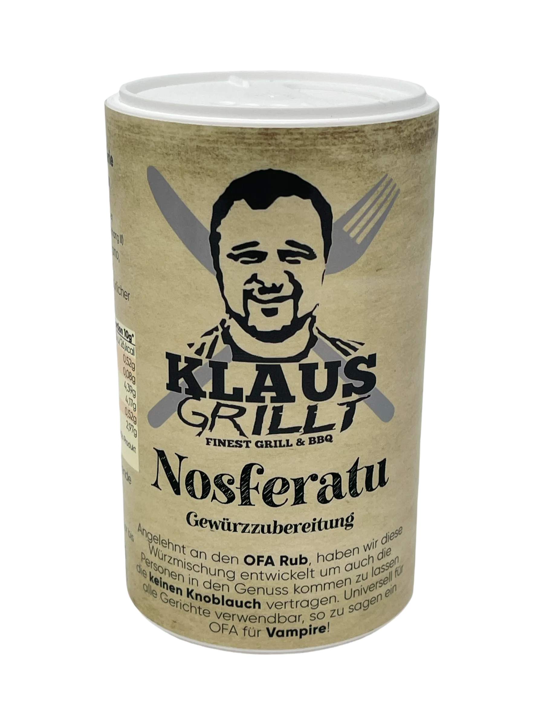 Klaus grillt, Nosferatu, 100g Streuer