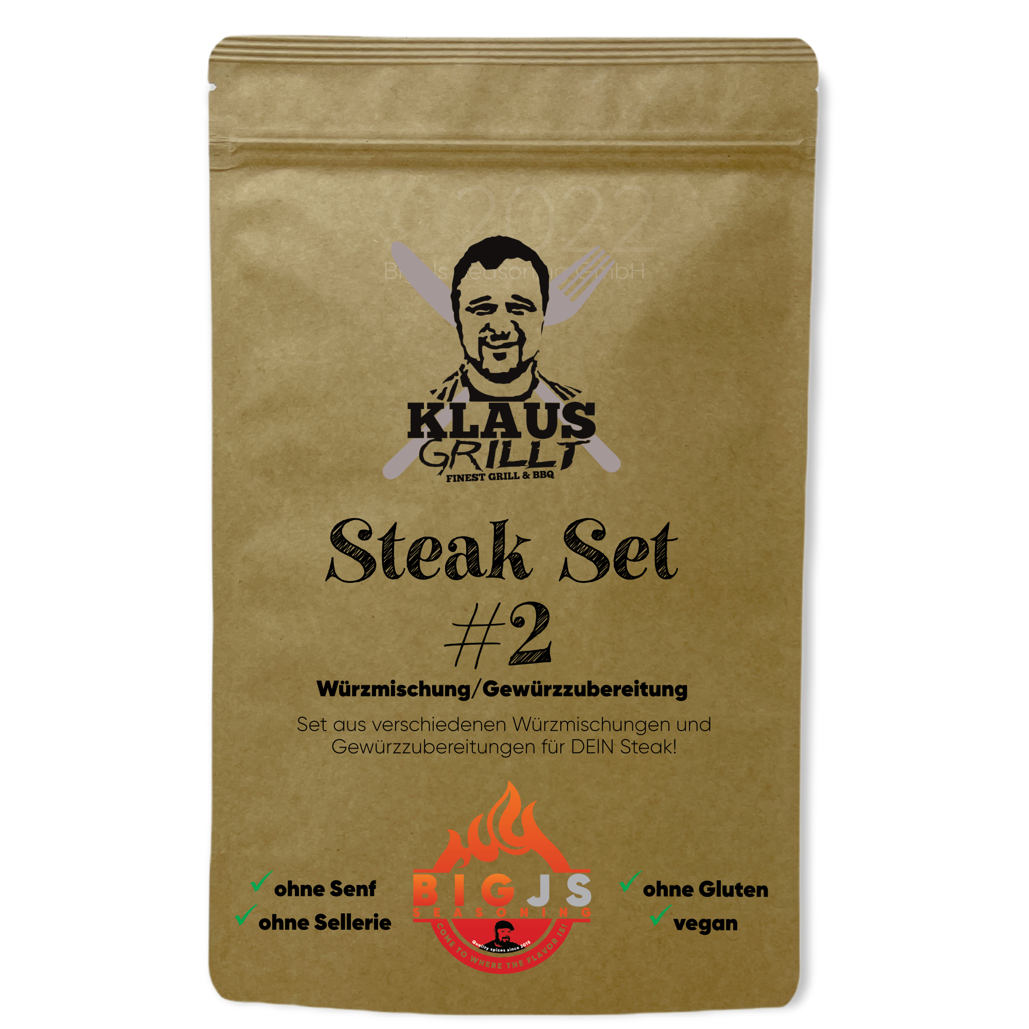 Klaus grillt Steak Set #2, 4x50g Beutel