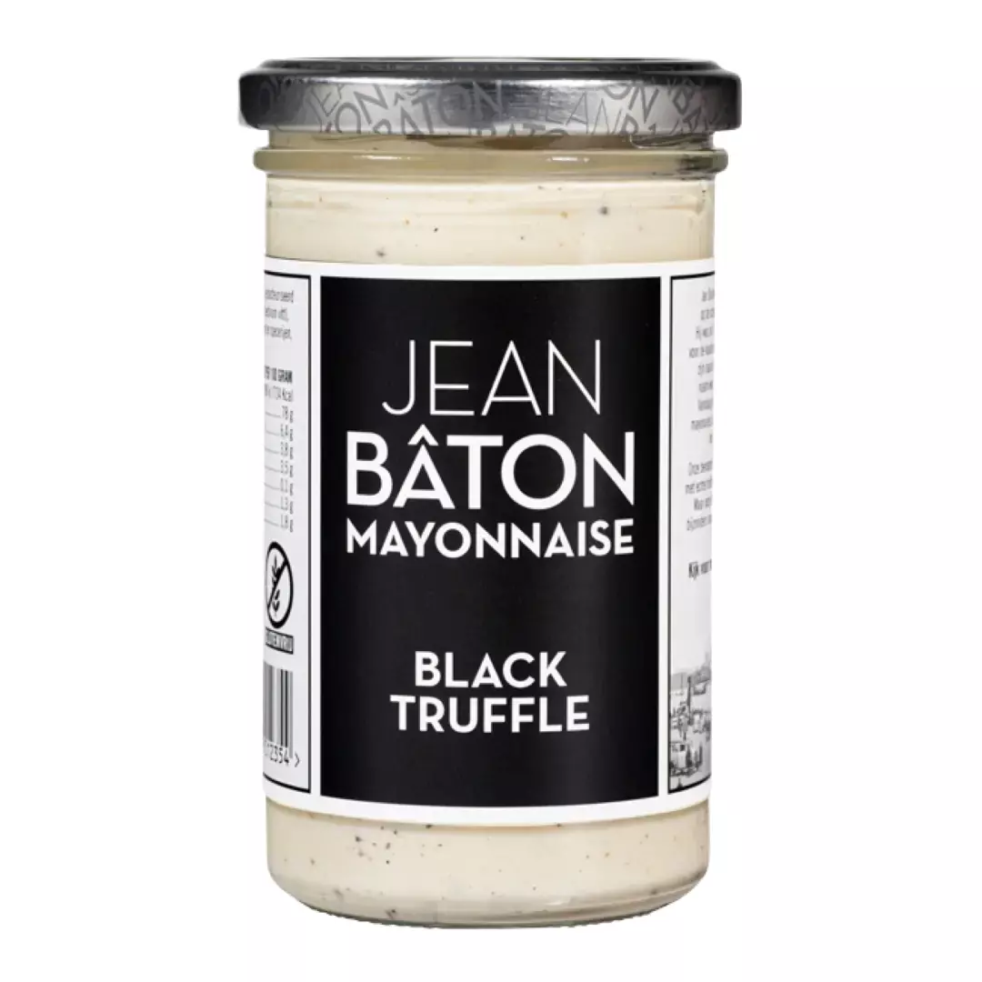 Jean Bâton Mayonnaise Black Truffle 245ml Glas