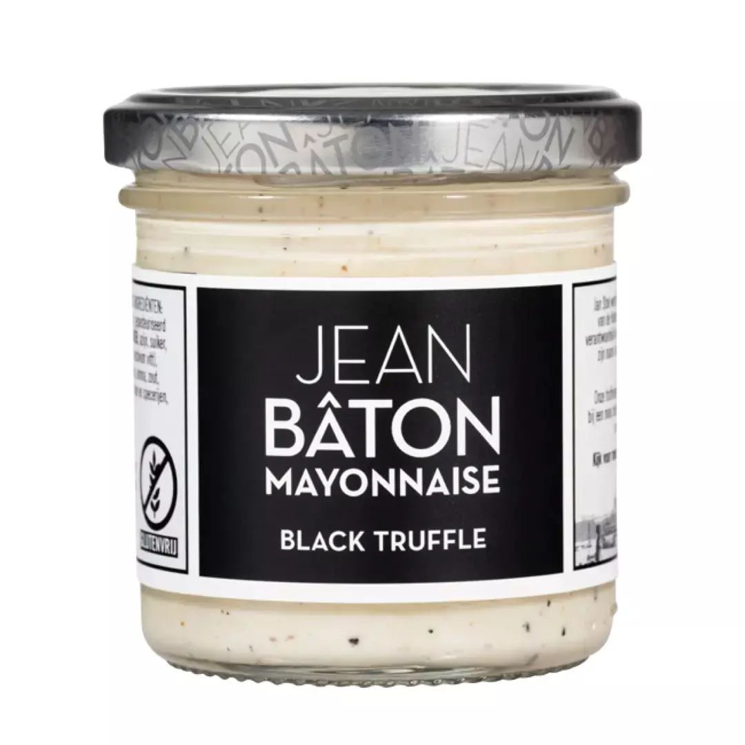 Jean Bâton Mayonnaise Black Truffle 135ml Glas