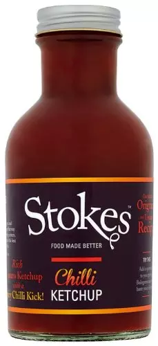 Stokes, Chili Tomato Ketchup, 249ml Flasche
